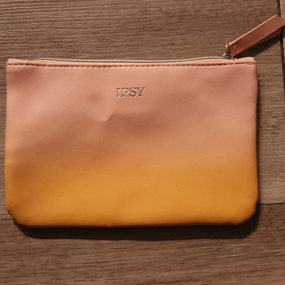 Ipsy Sunset Travel Makeup Bag